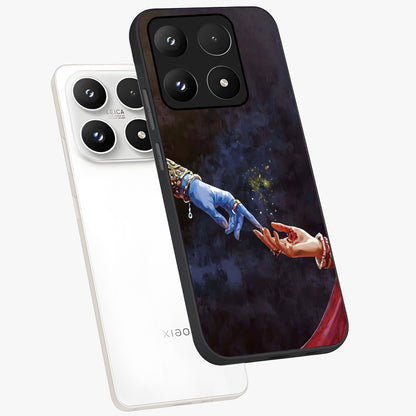 Divine Touch Eternal Glass Case displayed in angled mockup highlighting elegant divine inspired design with calm aesthetic style.