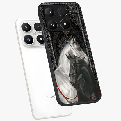 Majestic Ride Legacy Glass Case displayed in angled mockup highlighting sleek vehicle design with bold racing aesthetic.