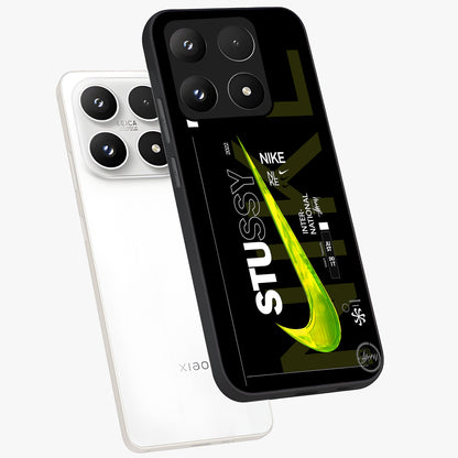 Neon Street Edition Glass Case displayed in angled mockup highlighting vibrant urban design with bold street aesthetic.