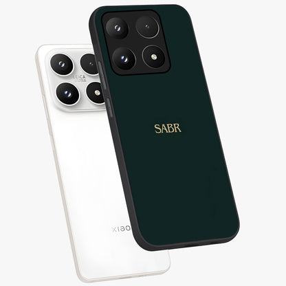 Sabr Minimal Patience Glass Case displayed in angled mockup highlighting simple inspirational design with clean aesthetic style.