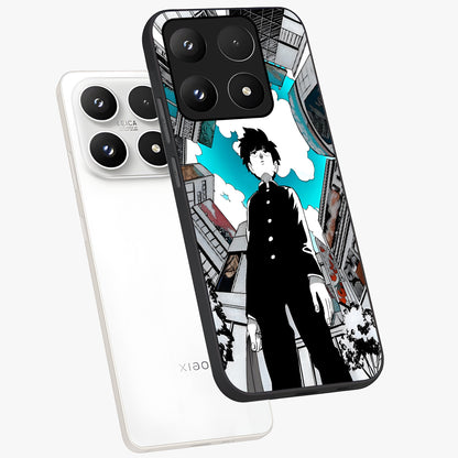Silent Psychic Awakening Glass Case displayed in angled mockup highlighting spiritual awakening design with cosmic aesthetic.