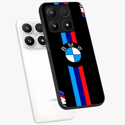 Turbo BMW Beast Glass Case displayed in angled mockup highlighting sleek racing car design with bold automotive aesthetic.