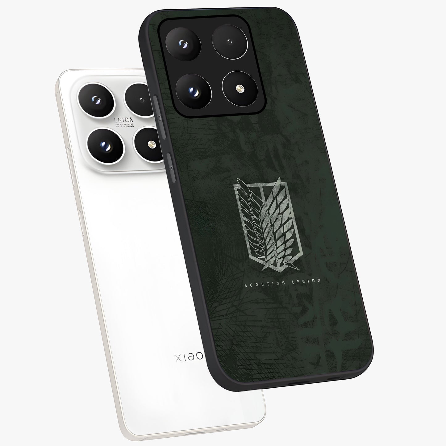 Wings Of Freedom Glass Case displayed in angled mockup highlighting graceful wing design with inspirational aesthetic.