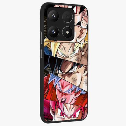 Anime Character Glass Case upright view showcasing expressive anime artwork with bold graphic style.