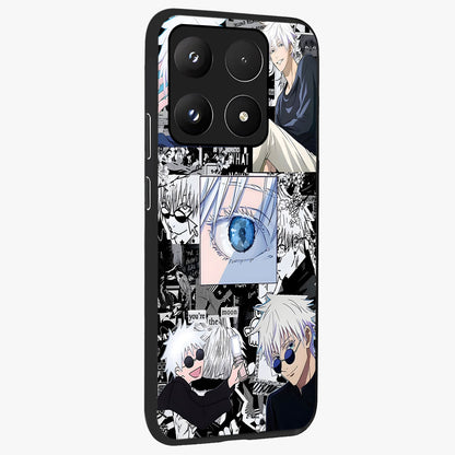 Infinity Sorcerer Chaos Glass Case upright view showcasing dramatic sorcerer artwork with chaotic mystical theme.
