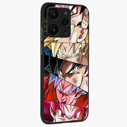 Anime Character Glass Case upright view showcasing expressive anime artwork with bold graphic style.