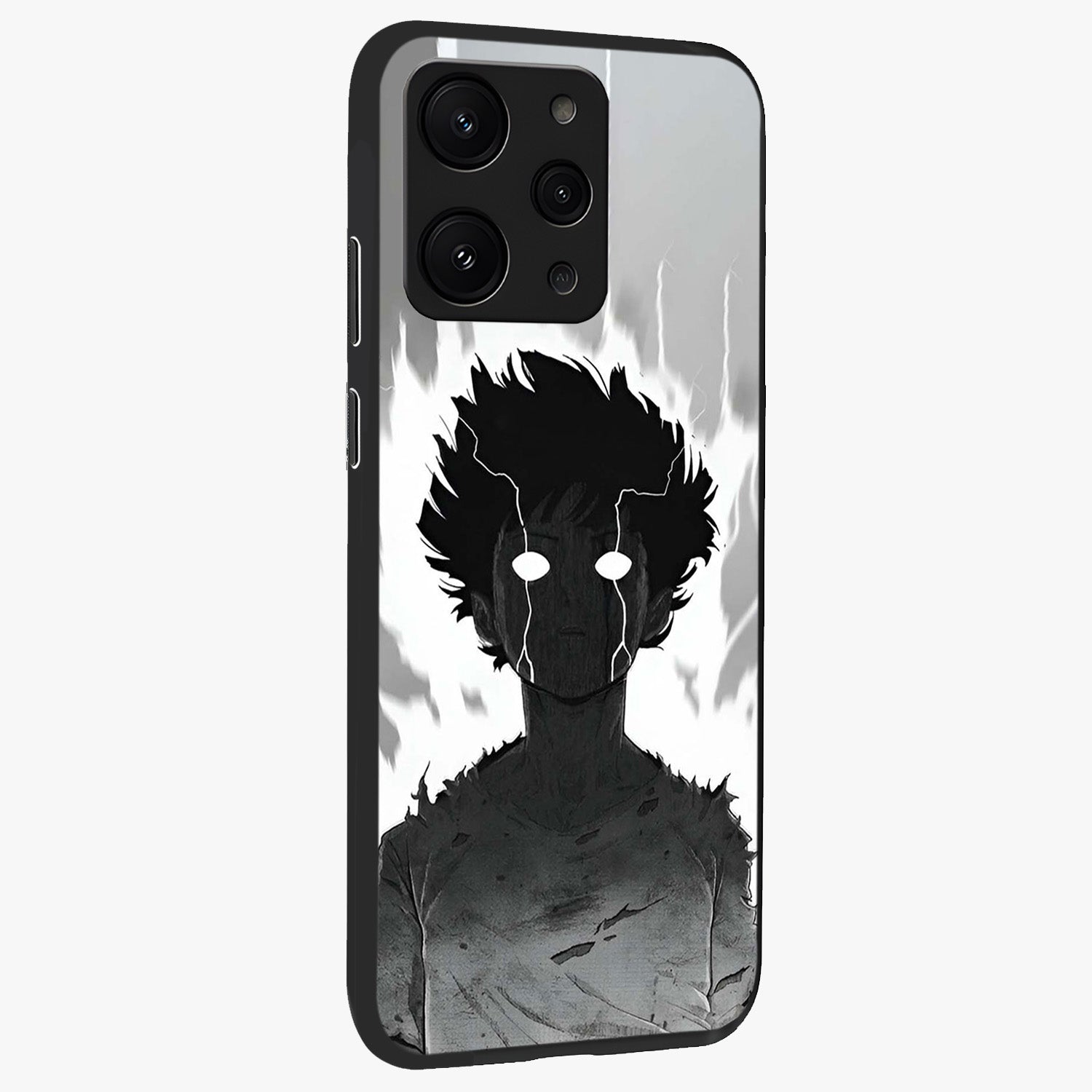 Awakened Inner Rage Glass Case upright view showcasing dramatic artwork with strong expressive aesthetic.
