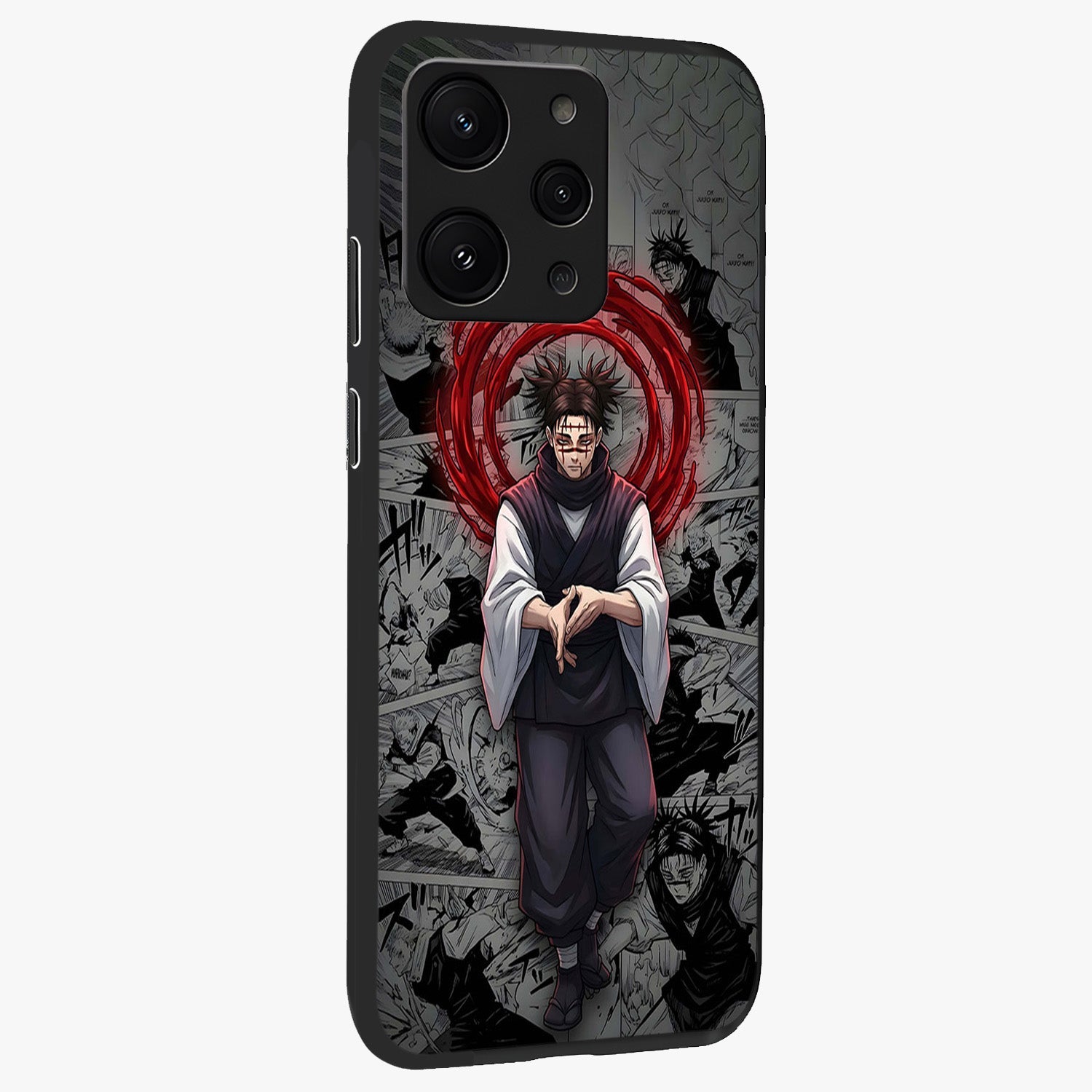 Cursed Ritual Ascension Glass Case upright view showcasing powerful ascension artwork with dark fantasy theme.