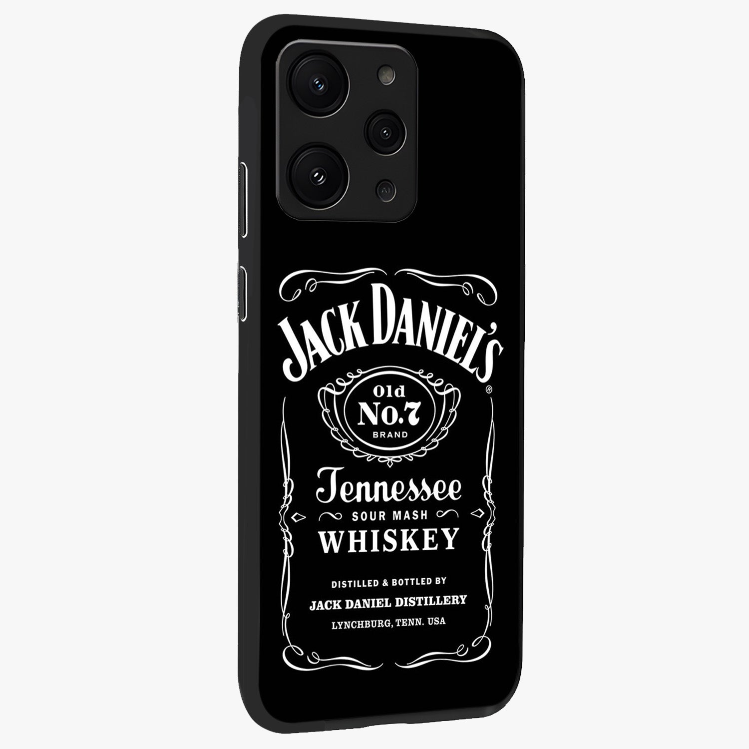 Vintage Whiskey Heritage Glass Case upright view showcasing stylish vintage whiskey artwork with timeless bar culture theme.