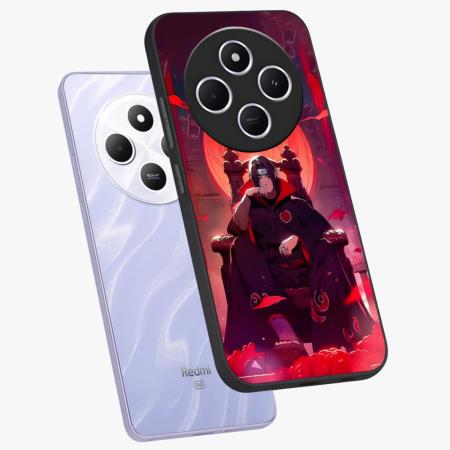 Blood Moon Sovereign Glass Case displayed in angled mockup highlighting dark celestial moon design and dramatic theme.