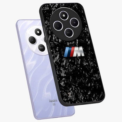 Carbon Speed Mark Glass Case displayed in angled mockup highlighting racing inspired carbon design and sleek aesthetic style.