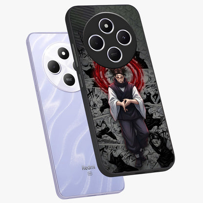 Cursed Ritual Ascension Glass Case displayed in angled mockup highlighting mystical ritual illustration with supernatural aesthetic.