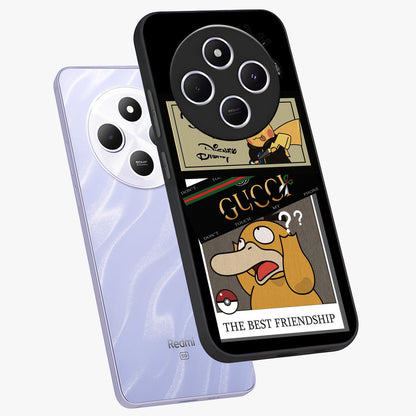 Gucci Play Mashup Glass Case displayed in angled mockup highlighting stylish fashion mashup design with bold aesthetic.