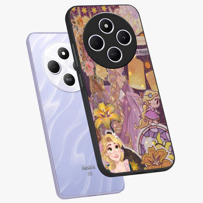 Magical Tangled Dream Glass Case displayed in angled mockup highlighting whimsical fantasy design with magical aesthetic.