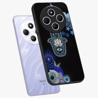 Mystic Hand Aura Glass Case displayed in angled mockup highlighting magical aura design with spiritual aesthetic style.