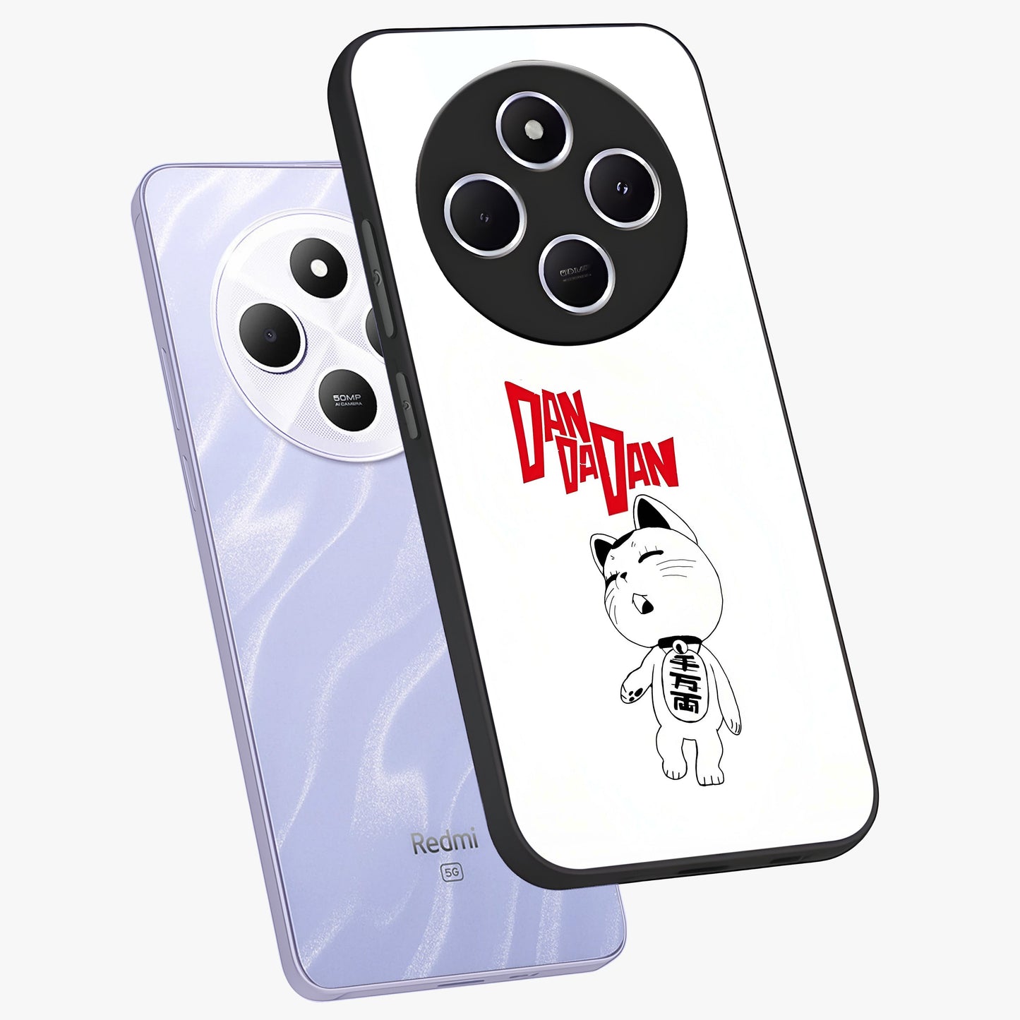 Playful Spirit Charm Glass Case displayed in angled mockup highlighting lively decorative design with playful aesthetic style.