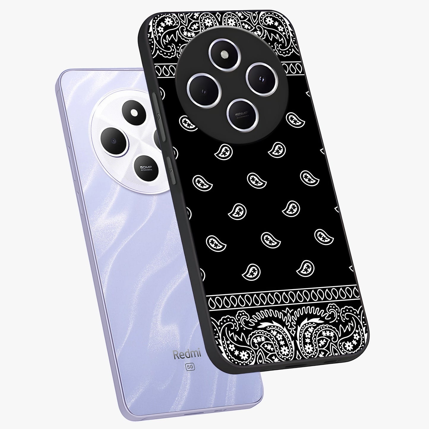 Retro Rebel Threads Glass Case displayed in angled mockup highlighting retro inspired graphic design with rebellious aesthetic.