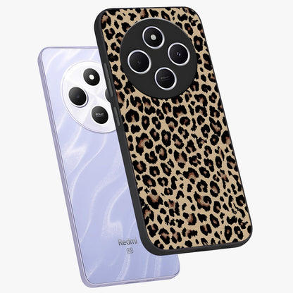 Savage Chic Pattern Glass Case displayed in angled mockup highlighting bold fashion inspired design with chic aesthetic.