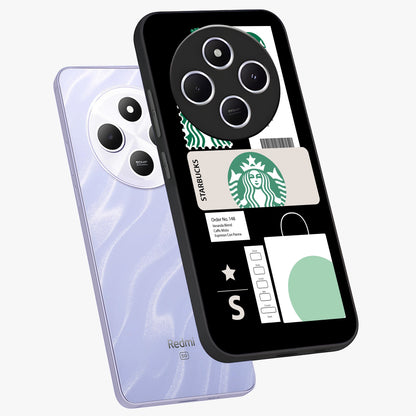 Starbucks Mocha Glass Case displayed in angled mockup highlighting stylish mocha themed design with cozy café aesthetic.