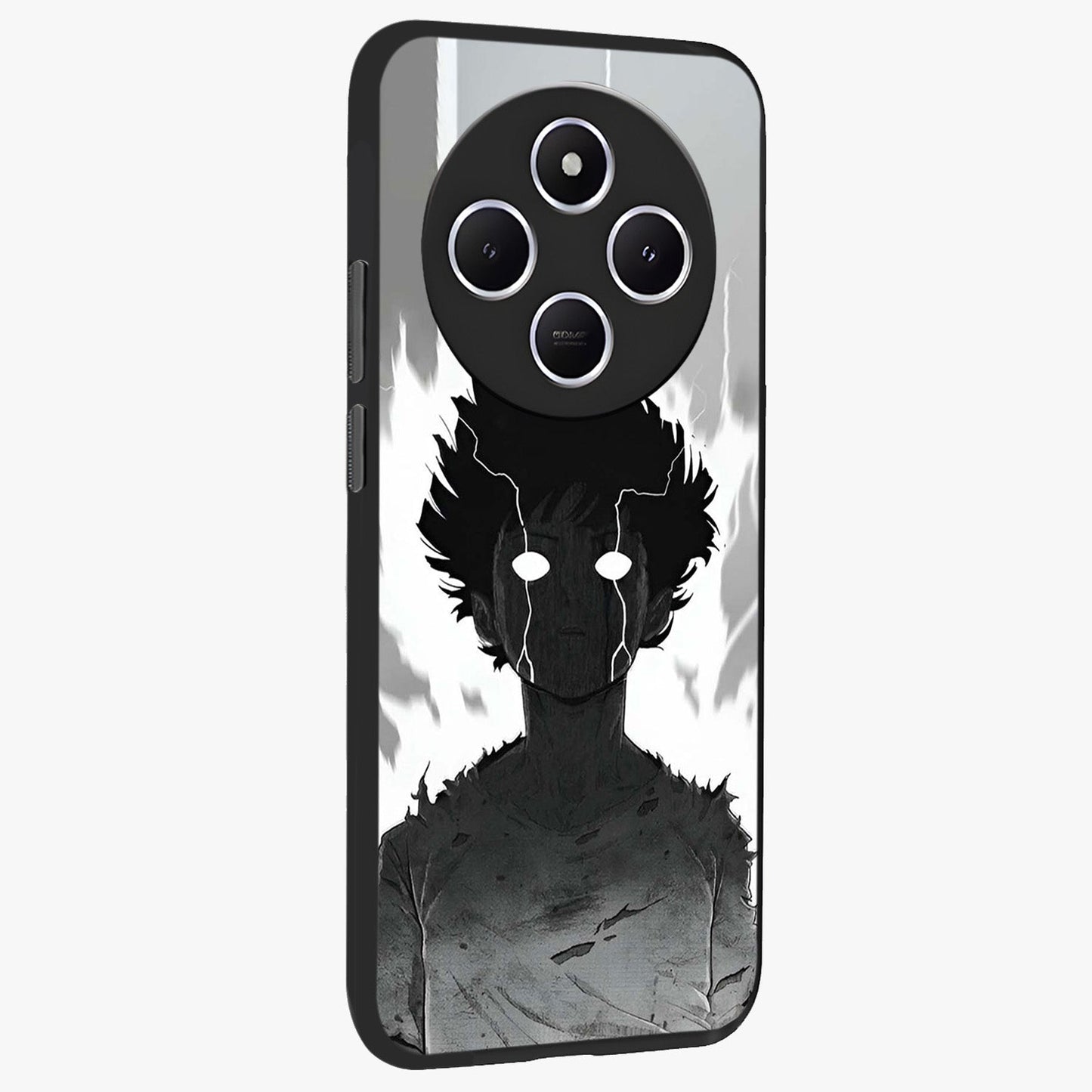 Awakened Inner Rage Glass Case upright view showcasing dramatic artwork with strong expressive aesthetic.