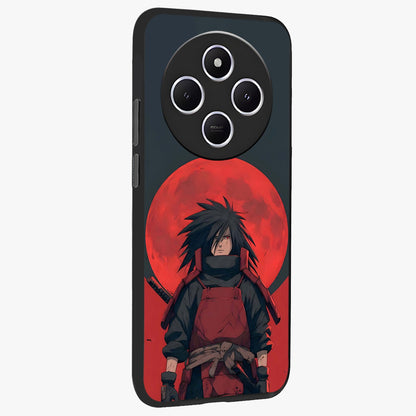 Crimson Moon Warlord Glass Case upright view showcasing powerful warlord artwork with dark celestial theme.