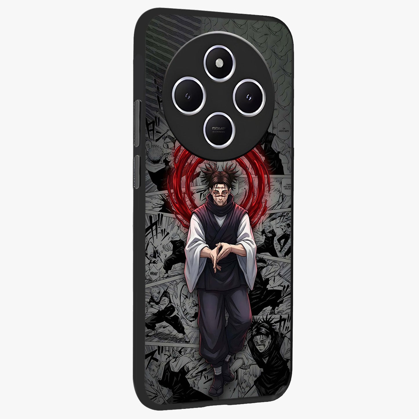Cursed Ritual Ascension Glass Case upright view showcasing powerful ascension artwork with dark fantasy theme.