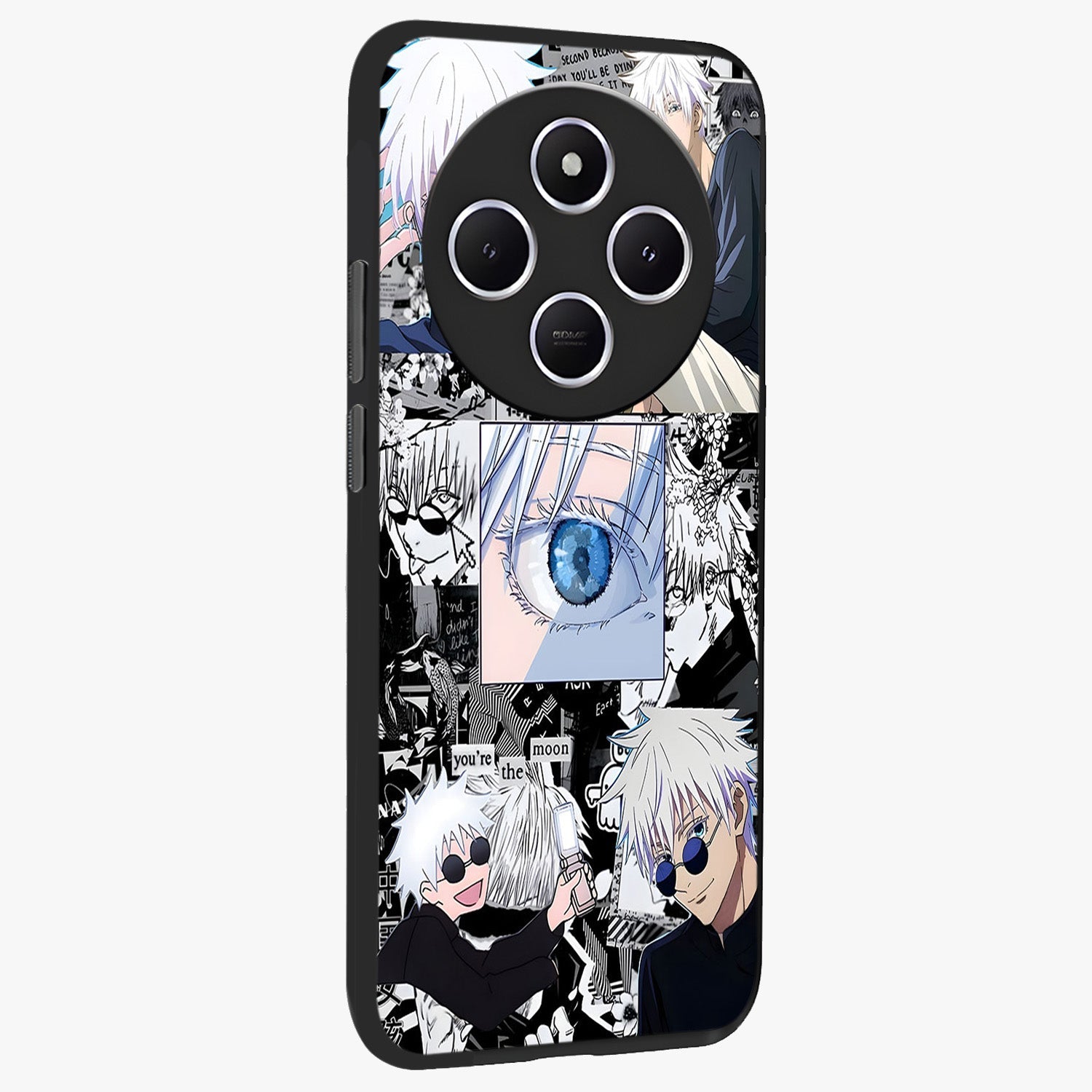 Infinity Sorcerer Chaos Glass Case upright view showcasing dramatic sorcerer artwork with chaotic mystical theme.
