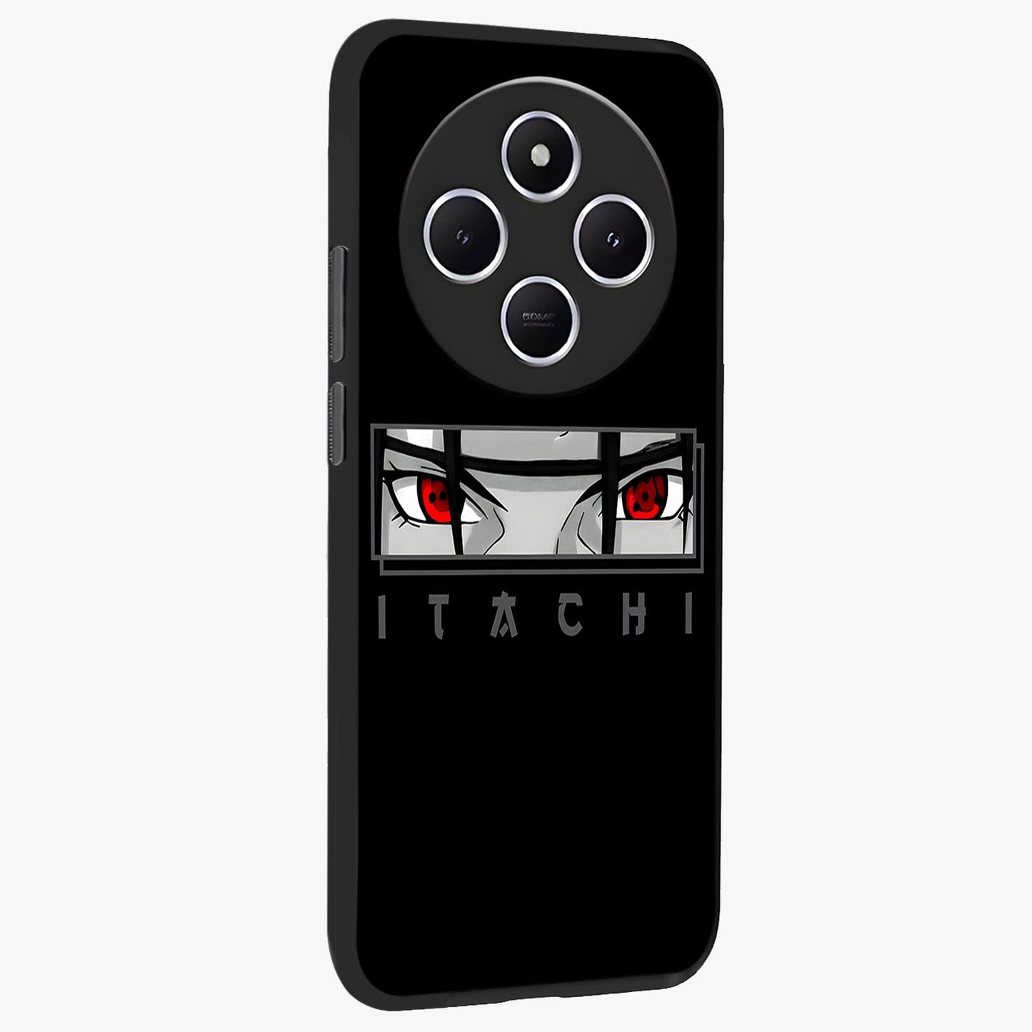Scarlet Gaze Dominance Glass Case upright view showcasing powerful dramatic artwork with dominant artistic theme.