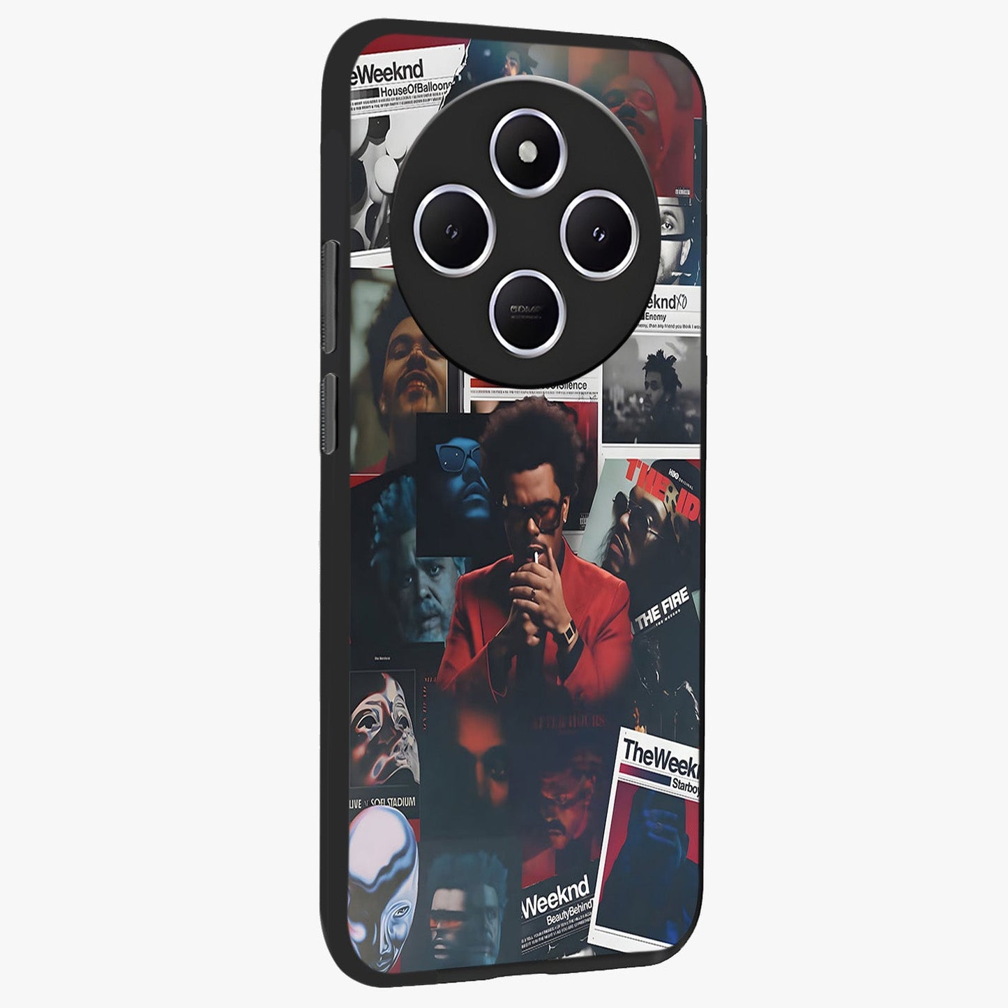 The Weeknd Glass Case upright view showcasing bold music themed artwork with contemporary artistic style.