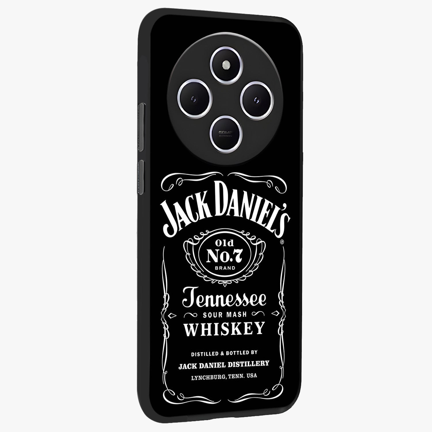 Vintage Whiskey Heritage Glass Case upright view showcasing stylish vintage whiskey artwork with timeless bar culture theme.