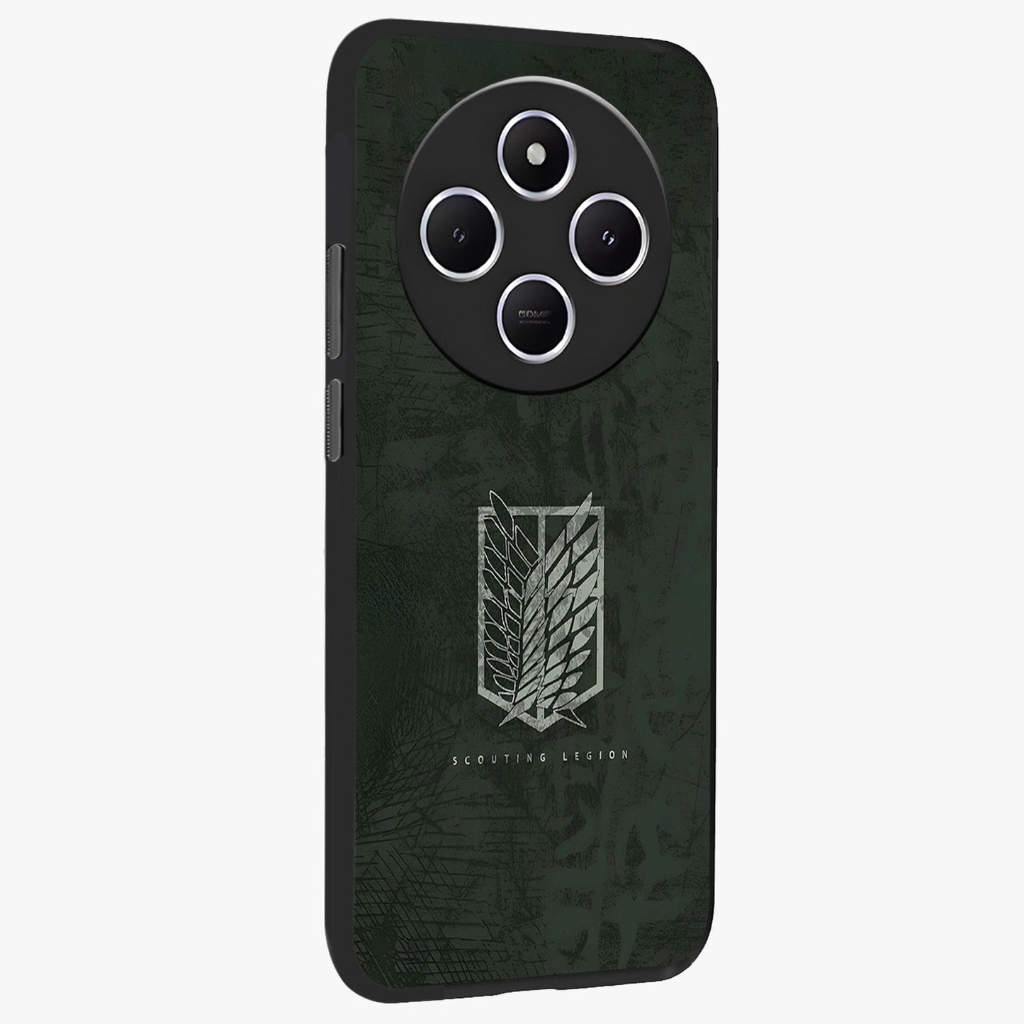 Wings Of Freedom Glass Case upright view showcasing powerful wings artwork with freedom themed design.