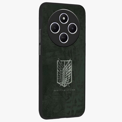 Wings Of Freedom Glass Case upright view showcasing powerful wings artwork with freedom themed design.