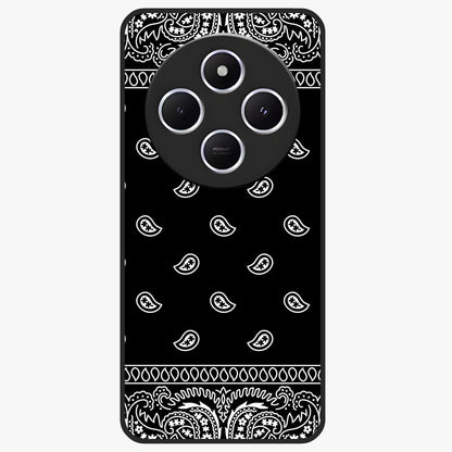 Retro Rebel Threads Glass Case showing flat back view with vintage street style artwork and glossy glass finish.