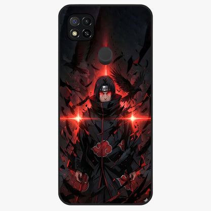 Focus Mode On Glass Case showing flat back view with bold motivational typography design and glossy glass finish.