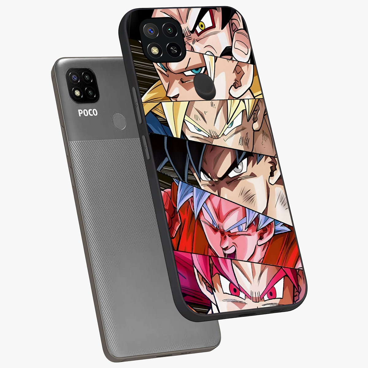 Anime Character Glass Case displayed in angled mockup highlighting colorful anime character illustration.