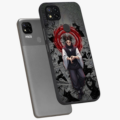 Cursed Ritual Ascension Glass Case displayed in angled mockup highlighting mystical ritual illustration with supernatural aesthetic.