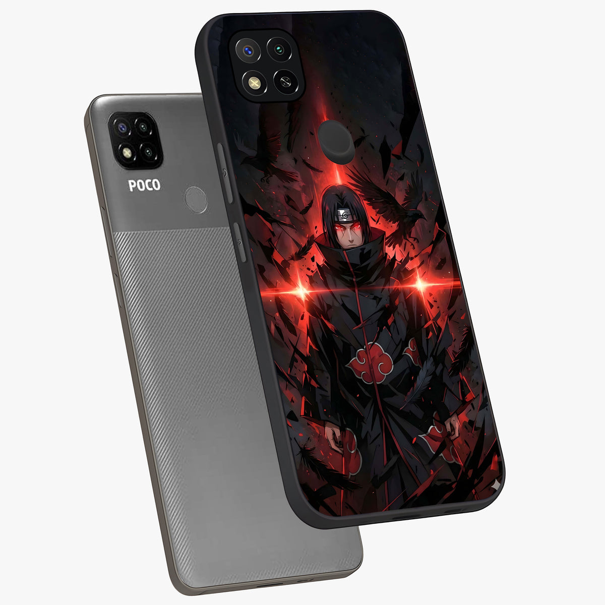 Focus Mode On Glass Case displayed in angled mockup highlighting clean minimal text artwork with modern aesthetic style.