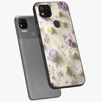 Lilac Breeze Harmony Glass Case displayed in angled mockup highlighting calm lilac breeze design with soothing aesthetic style.