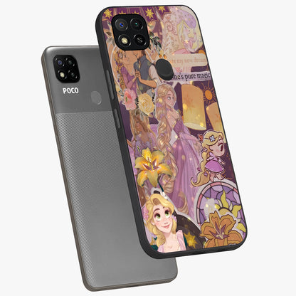 Magical Tangled Dream Glass Case displayed in angled mockup highlighting whimsical fantasy design with magical aesthetic.