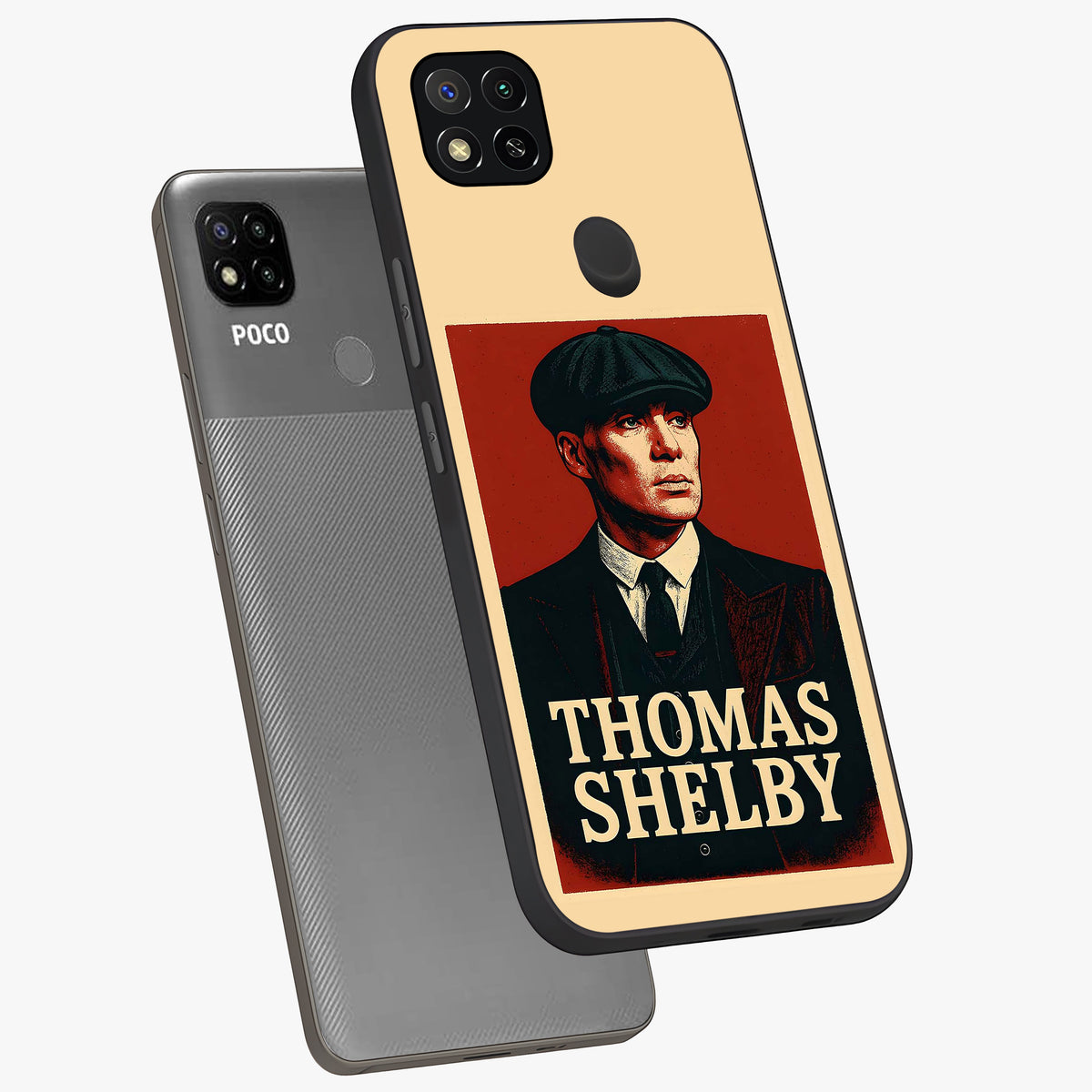 Vintage Mafia Authority Glass Case displayed in angled mockup highlighting powerful retro design with classic gangster aesthetic.