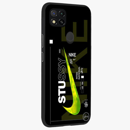 Neon Street Edition Glass Case upright view showcasing colorful neon artwork with modern street culture theme.