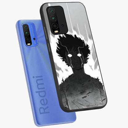 Awakened Inner Rage Glass Case displayed in angled mockup highlighting powerful graphic design and bold artistic theme.