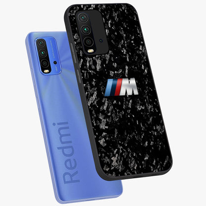 Carbon Speed Mark Glass Case displayed in angled mockup highlighting racing inspired carbon design and sleek aesthetic style.