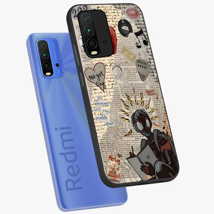 City Dream Sketch Glass Case displayed in angled mockup highlighting minimal city illustration with aesthetic sketch style.