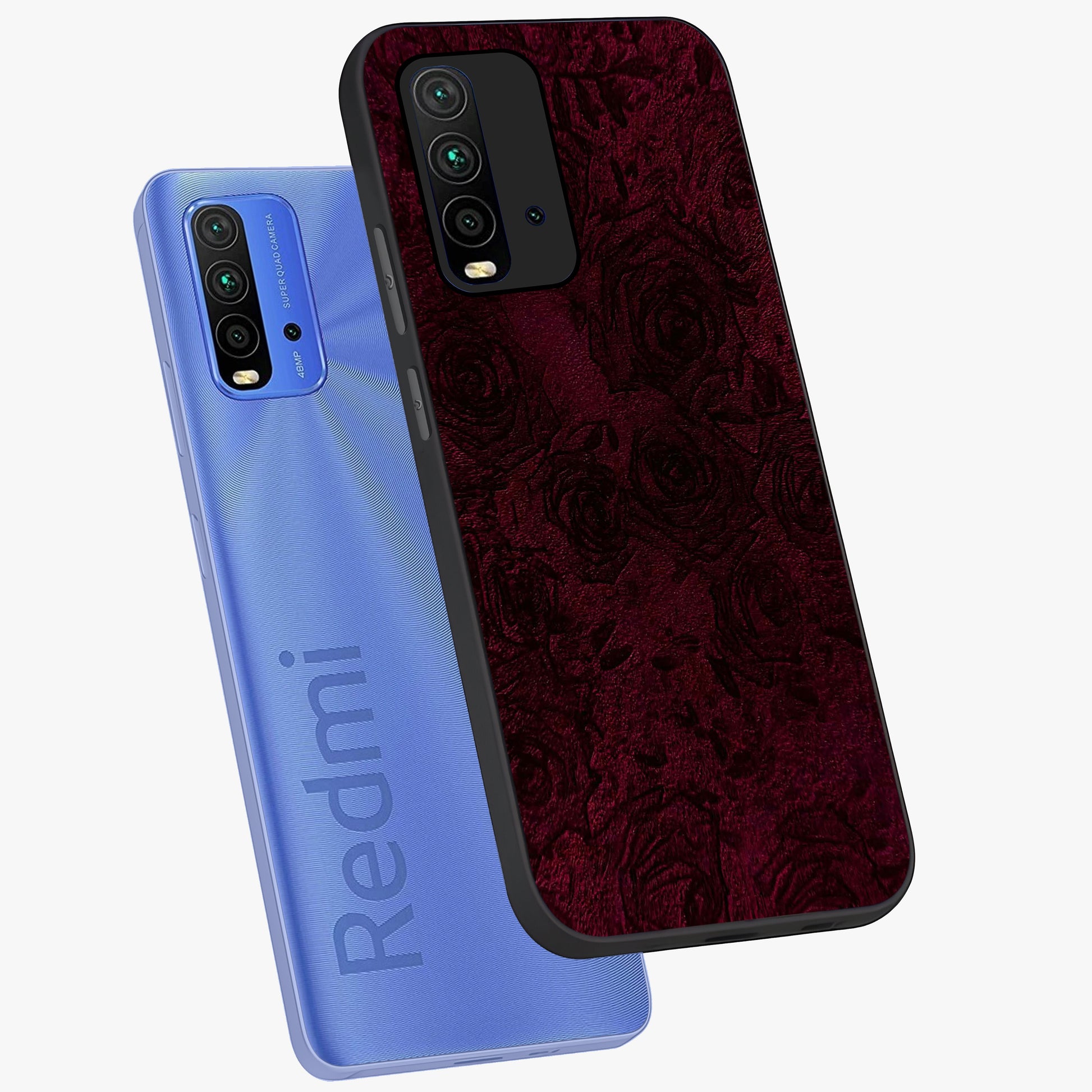 Crimson Fade Flow Glass Case displayed in angled mockup highlighting smooth gradient design with modern aesthetic style.