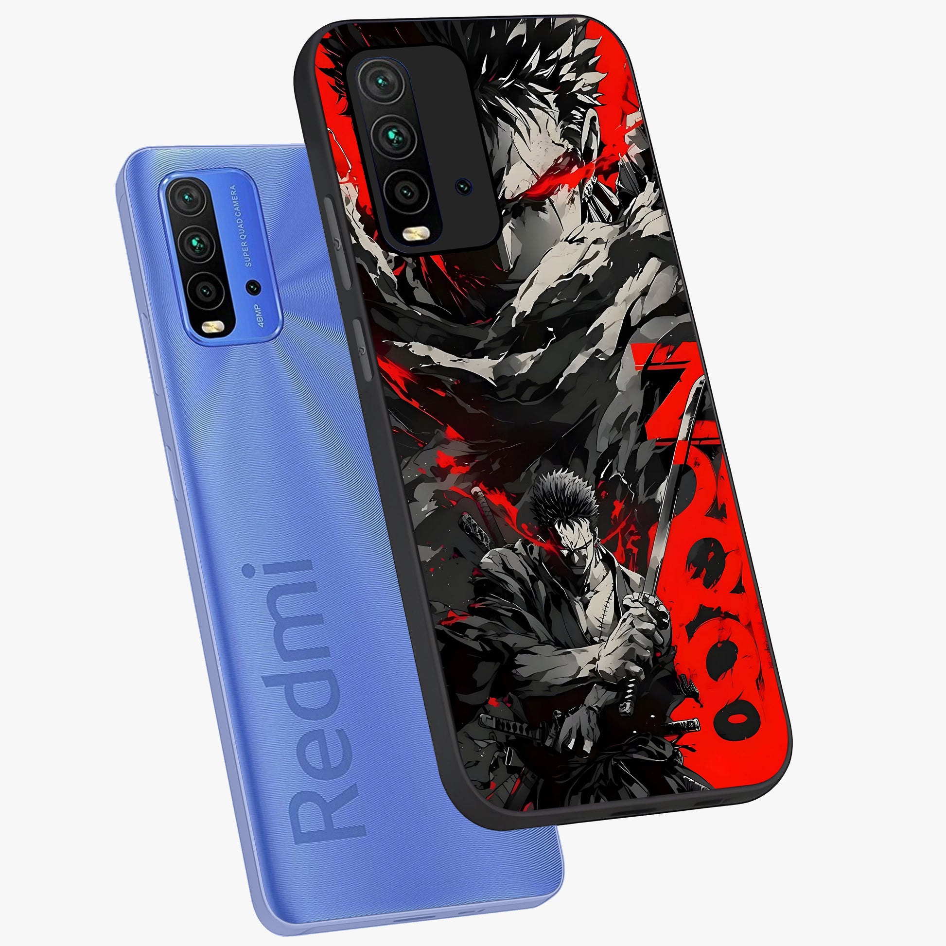 Demon Sword Resolve Glass Case displayed in angled mockup highlighting powerful demon sword illustration with dark fantasy aesthetic.