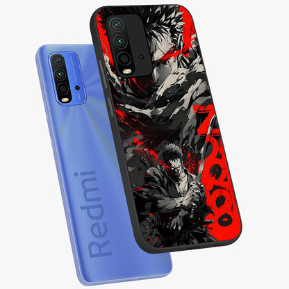 Demon Sword Resolve Glass Case displayed in angled mockup highlighting powerful demon sword illustration with dark fantasy aesthetic.