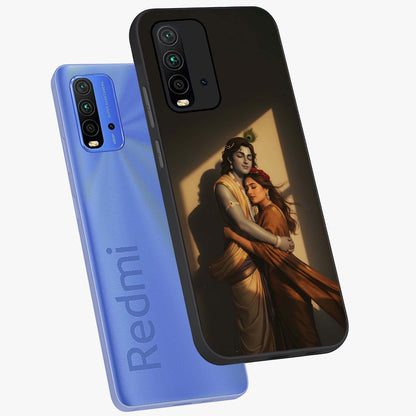 Divine Eternal Love Glass Case displayed in angled mockup highlighting elegant divine inspired design with peaceful aesthetic.
