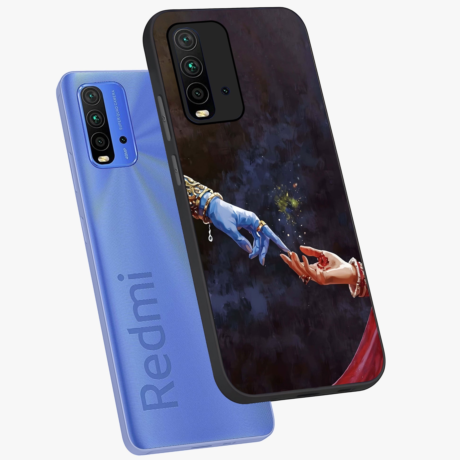 Divine Touch Eternal Glass Case displayed in angled mockup highlighting elegant divine inspired design with calm aesthetic style.