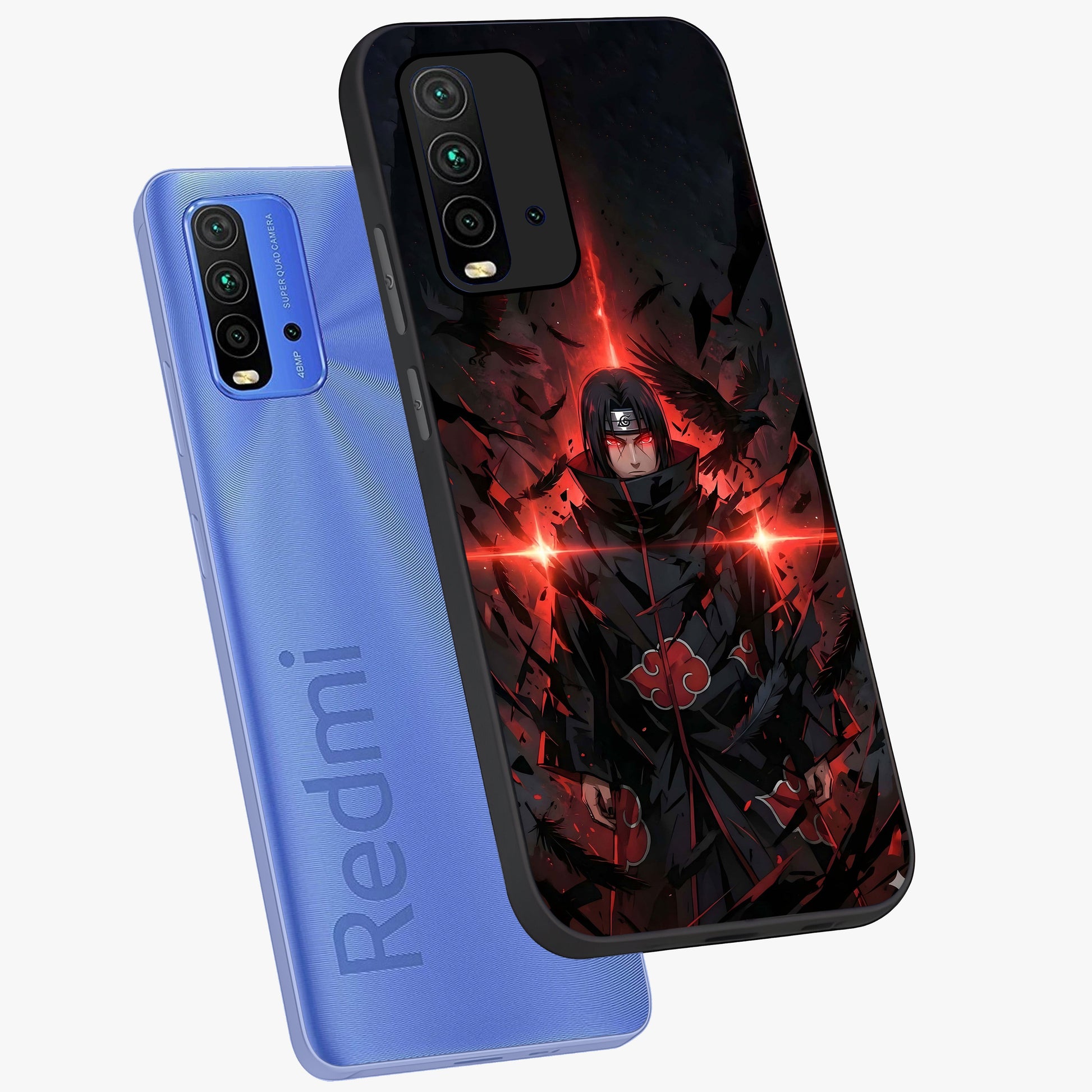 Focused Blade Discipline Glass Case displayed in angled mockup highlighting clean minimal text artwork with modern aesthetic style.
